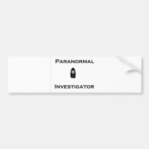 Paranormal Investigator Bumper Sticker