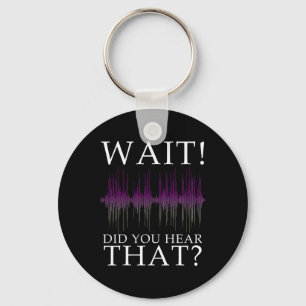 Paranormal Investigator Funny Ghost Hunting 1  Key Ring