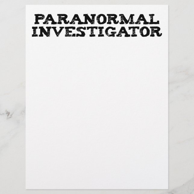 Paranormal Investigator Ghost Hunting (Front)
