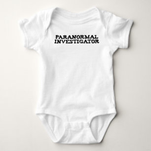Paranormal Investigator Ghost Hunting Baby Bodysuit