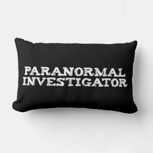Paranormal Investigator Ghost Hunting Lumbar Cushion