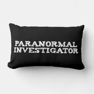 Paranormal Investigator Ghost Hunting Lumbar Cushion