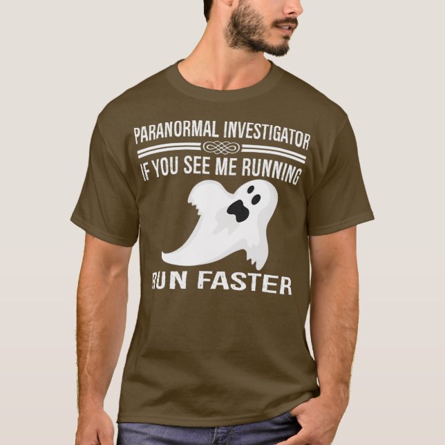 Paranormal Investigator Ghost Hunting T-Shirt (Front)