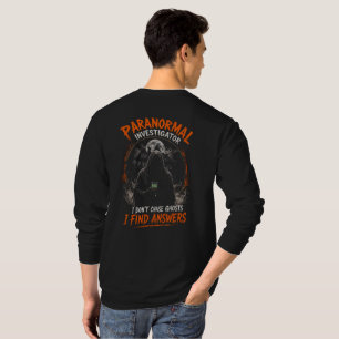 Paranormal Investigator Long Sleeve Ghost Tee