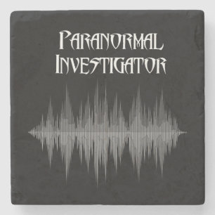 Paranormal Investigator Soundwave Marble Coaster