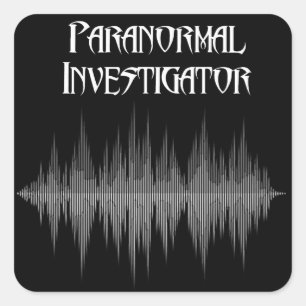 Paranormal Investigator Soundwave Stickers