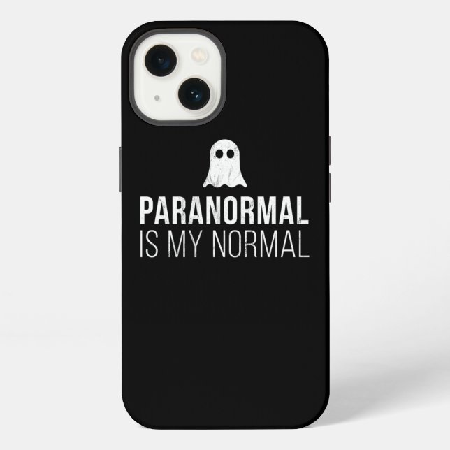 Paranormal Is My Normal Ghost Hunter  iPhone Case (Back)
