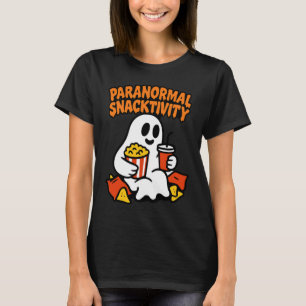 PARANORMAL SNACKTIVITY - Funny Halloween Ghost T-Shirt
