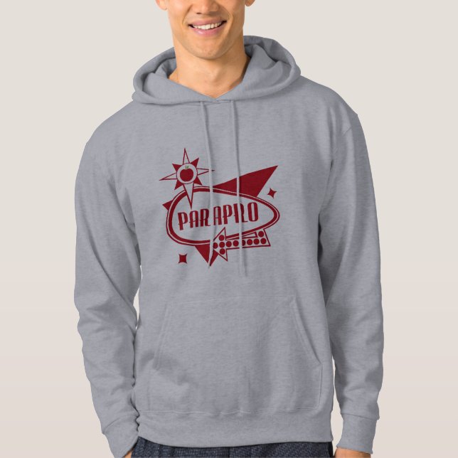 Parapro - Retro Red 60's Inspired Sign Hoodie (Front)