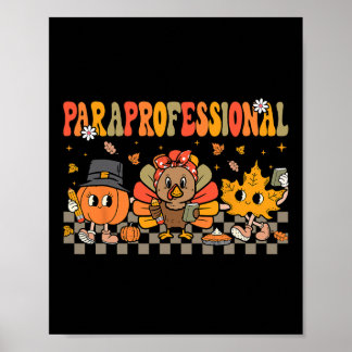 Paraprofessional Fall Crew Parapro Educator Thanks Poster