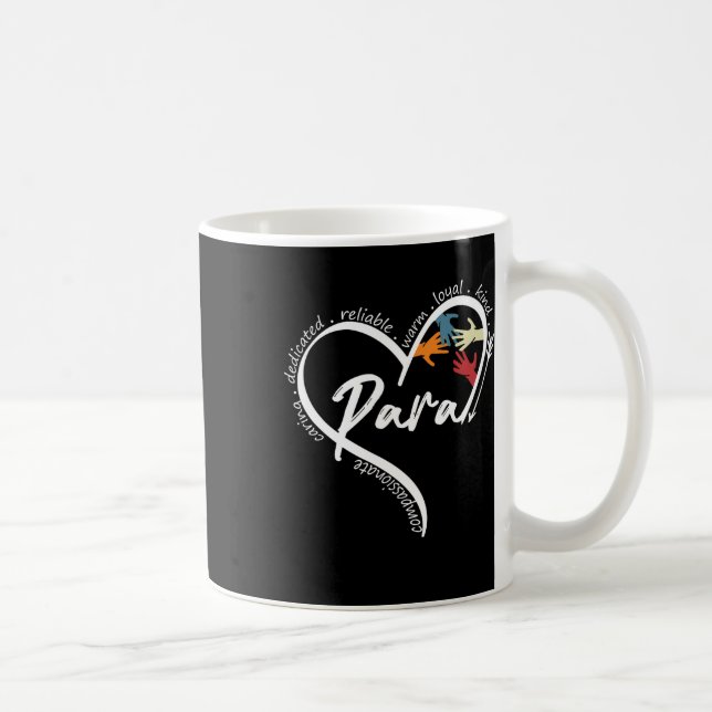 Paraprofessional Graphic Tees Tops Back To School  Coffee Mug (Right)
