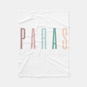 Paras Make It Possible Paraprofessional Teacher Ap Fleece Blanket