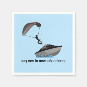 Parasailing Design Napkin