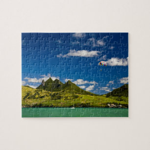 Parasailing within View of impressive Lion Jigsaw Puzzle