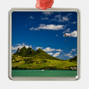 Parasailing within View of impressive Lion Metal Ornament