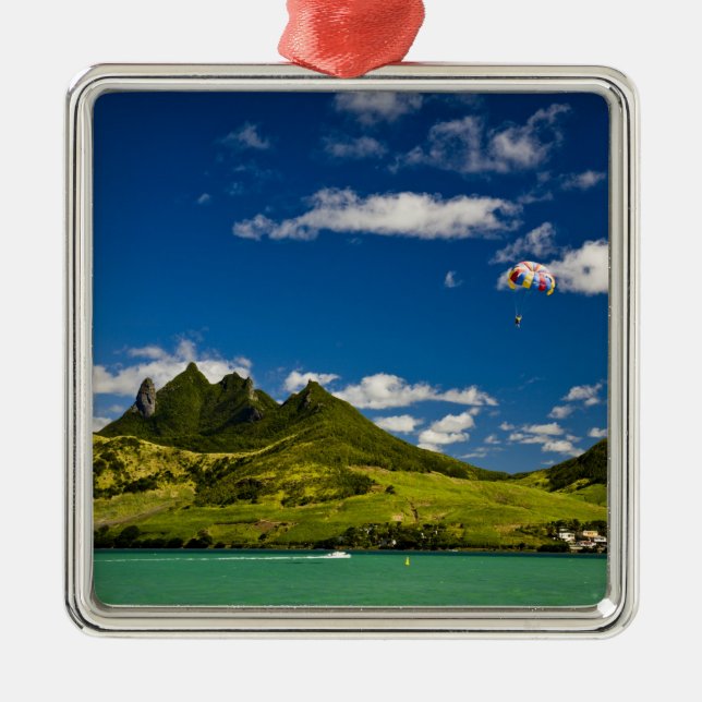 Parasailing within View of impressive Lion Metal Ornament (Front)