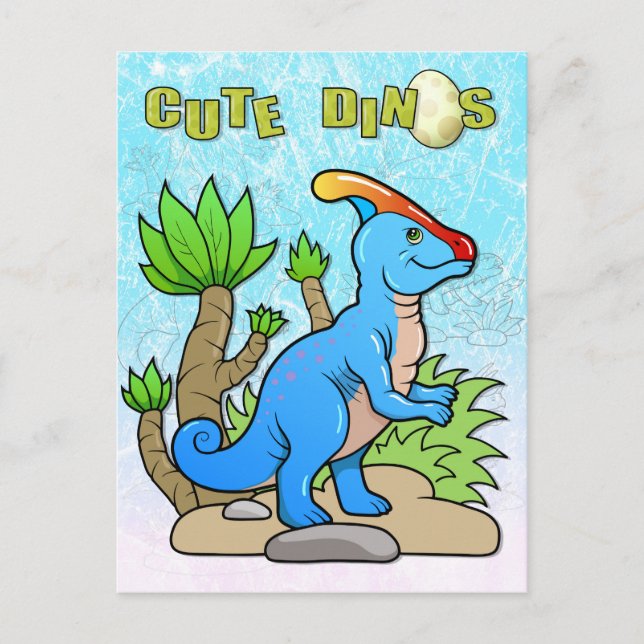 parasaurolophus postcard (Front)