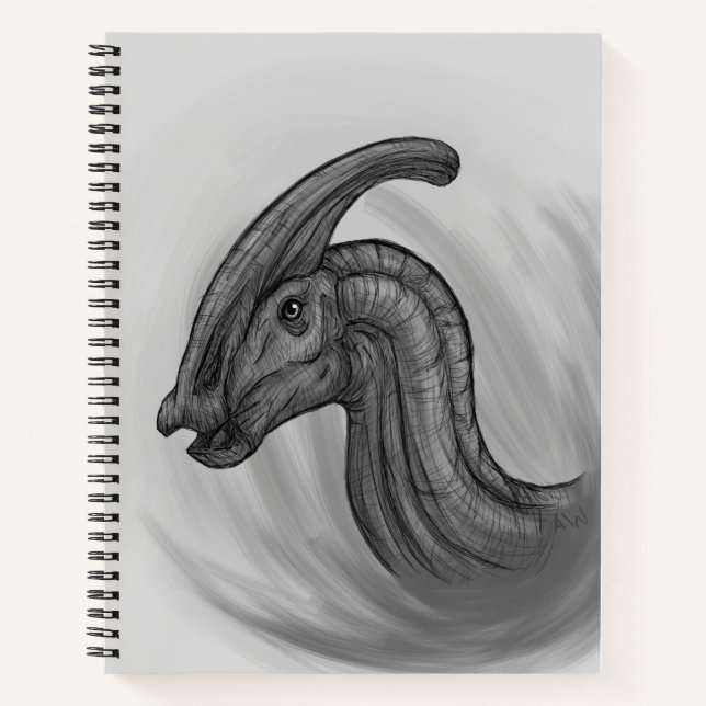Parasaurolophus Sketch Notebook (Front)