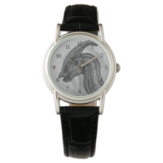 Parasaurolophus Sketch Watch (Front)