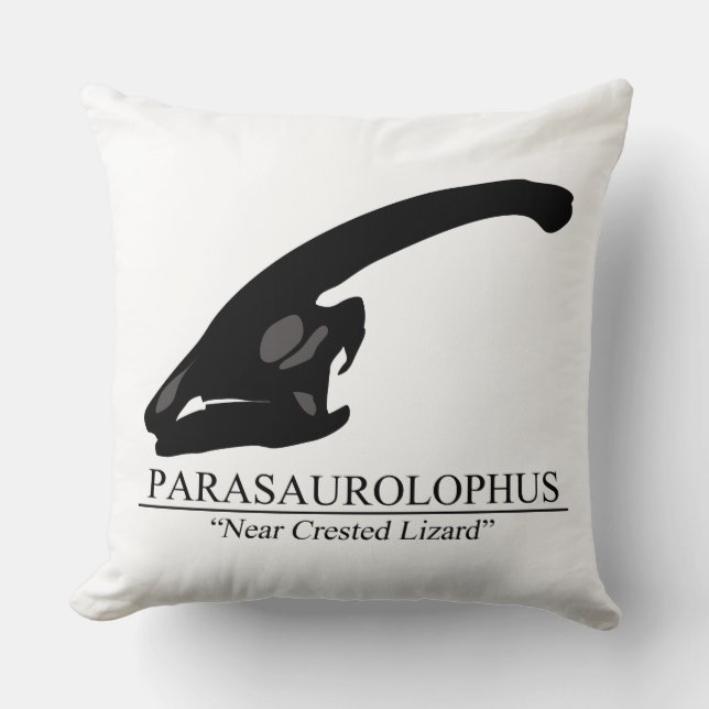 Parasaurolophus Skull Cushion (Front)