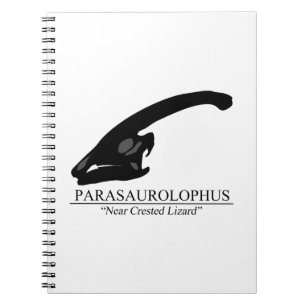 Parasaurolophus Skull Notebook