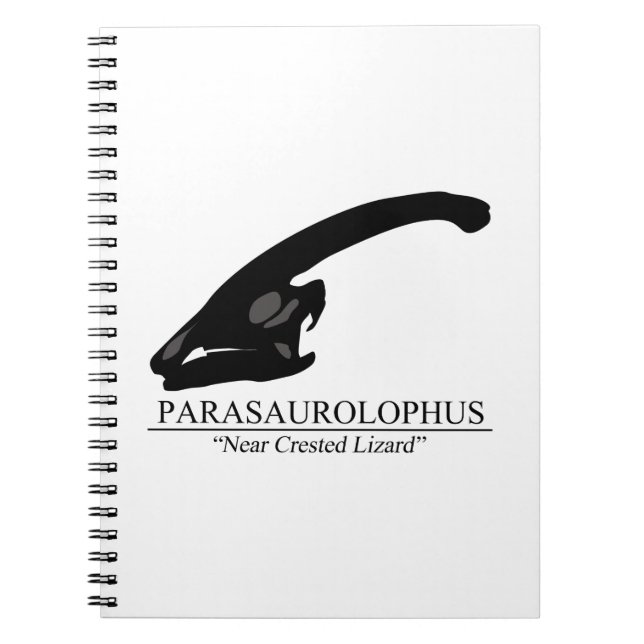 Parasaurolophus Skull Notebook (Front)