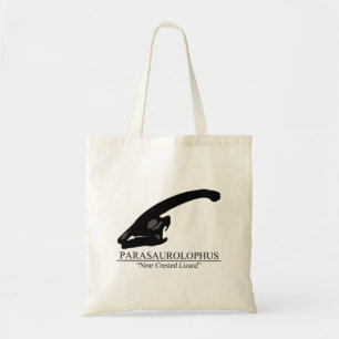 Parasaurolophus Skull Tote Bag