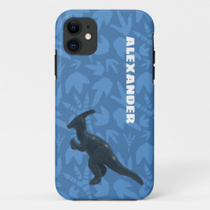 Parasaurolophus Toy Dinosaur Blue Case-Mate iPhone Case