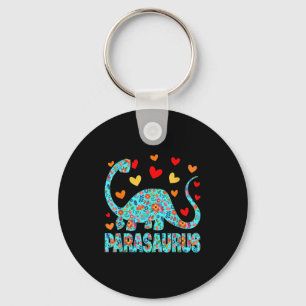 Parasaurus Paraprofessional Paraeducator Dinosaur Key Ring