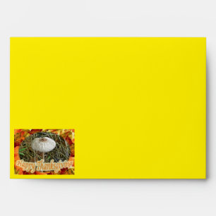 Parasol Mushroom Happy Thanksgiving Envelope