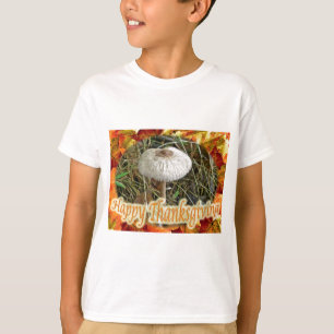 Parasol Mushroom Happy Thanksgiving Series T-Shirt