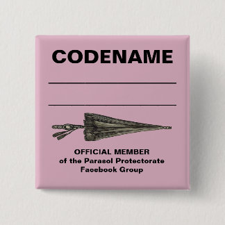 Parasol Protectorate Code Name Button