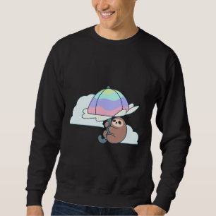 Parasol Sloth Fitted Sweatshirt