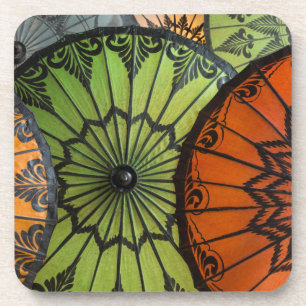 parasols for sale, bagan, myanmar coaster