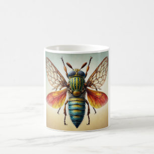 Parastesilea Insect Top View 280824IREF213 - Water Coffee Mug