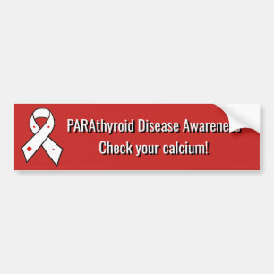 PARAthyroid Disease Awareness Ribbon Bumper Sticker