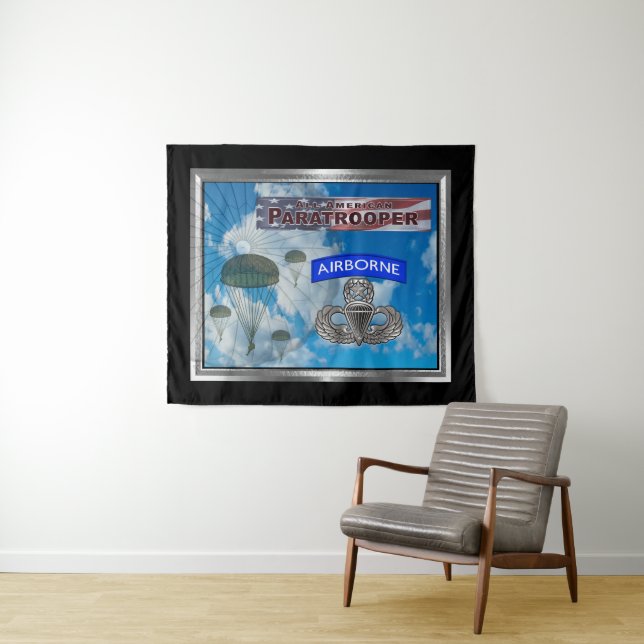 Paratrooper Tapestry (In Situ (Horizontal))