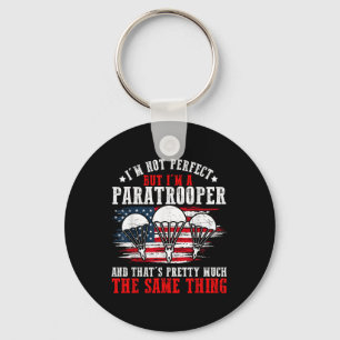 Paratrooper Us Army Veterans Day Soldier American Key Ring