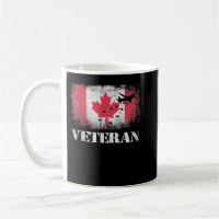 Paratrooper Veteran Canada Flag Airborne