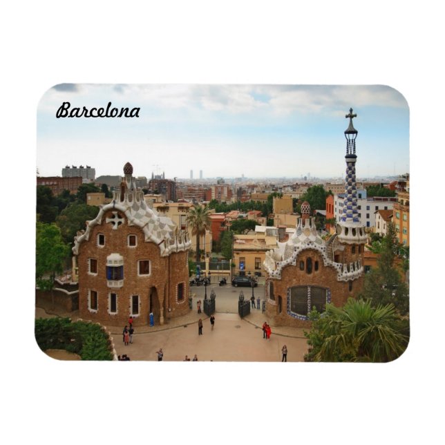 Parc Guell Magnet (Horizontal)