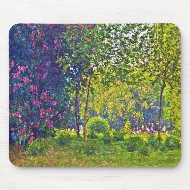Parc Monceau Claude Monet Mouse Pad (Front)