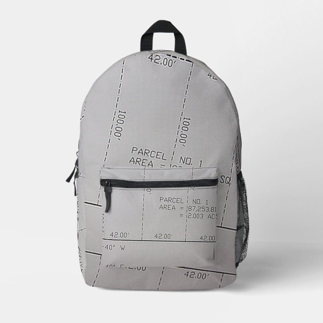 Parcel 1- Real Estate Theme (Graystone) Backpack (Front)