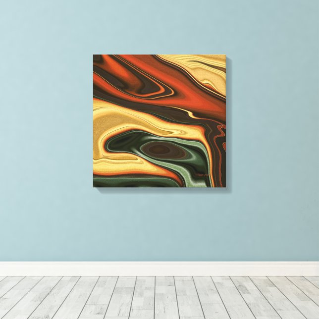 Parched Canvas Print (Insitu (Wood Floor))