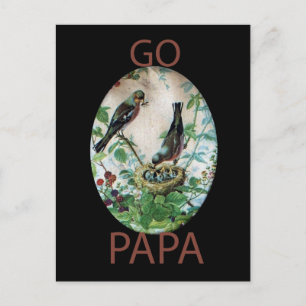 Parched Parents, Precious Chicks: A Nature's Story Postcard