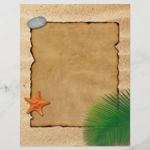 Parchment on Sand - Letterhead Stationery