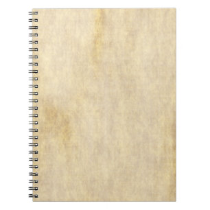Parchment Paper Background Notebook