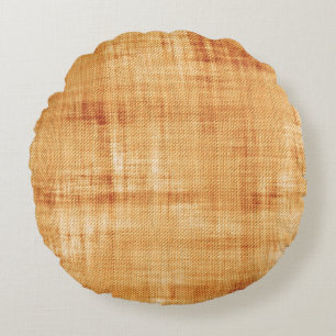 Parchment paper old texture round cushion