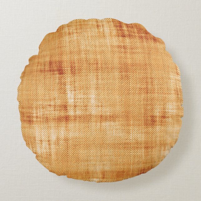 Parchment paper old texture round cushion (Front)
