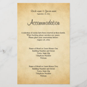 Parchment Pattern Design Wedding