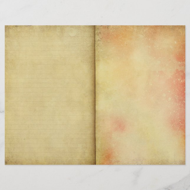 Parchment & Watercolour Journal Pages (Front)